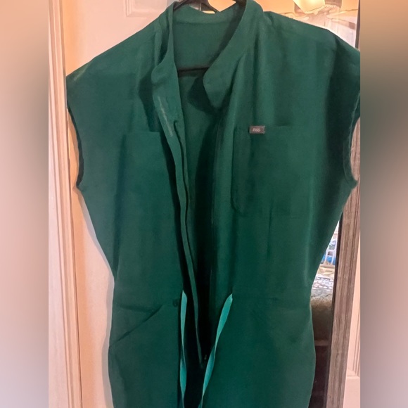 Figs Pants & Jumpsuits Figs Rafaela Cargo Jumpsuit In Hunter Green